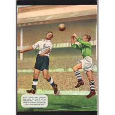 Signed picture of Eddie Baily the Tottenham Hotspur footballer.